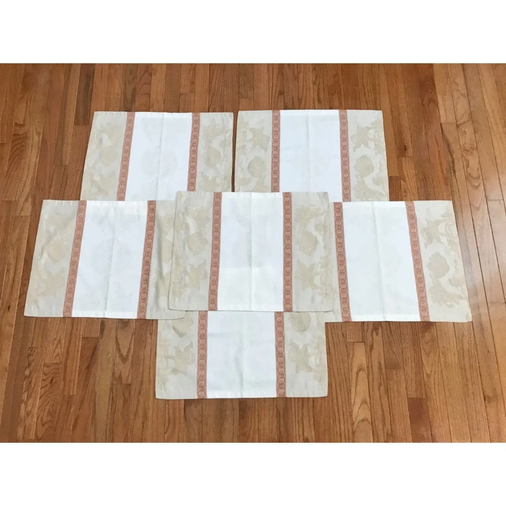 Set of 6 Le Jacquard Francais Primrose Bordier Pour Cotton Placemats from France